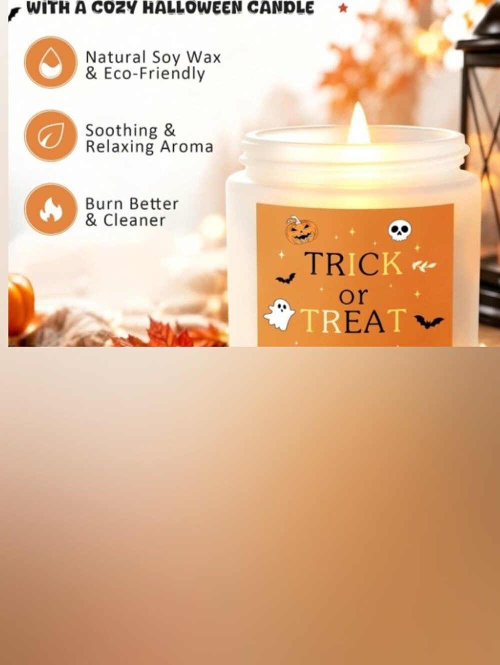 10-Piece Halloween Boo Basket Gift Set for Her Ghost Pumpkin New - Picture 7 of 7